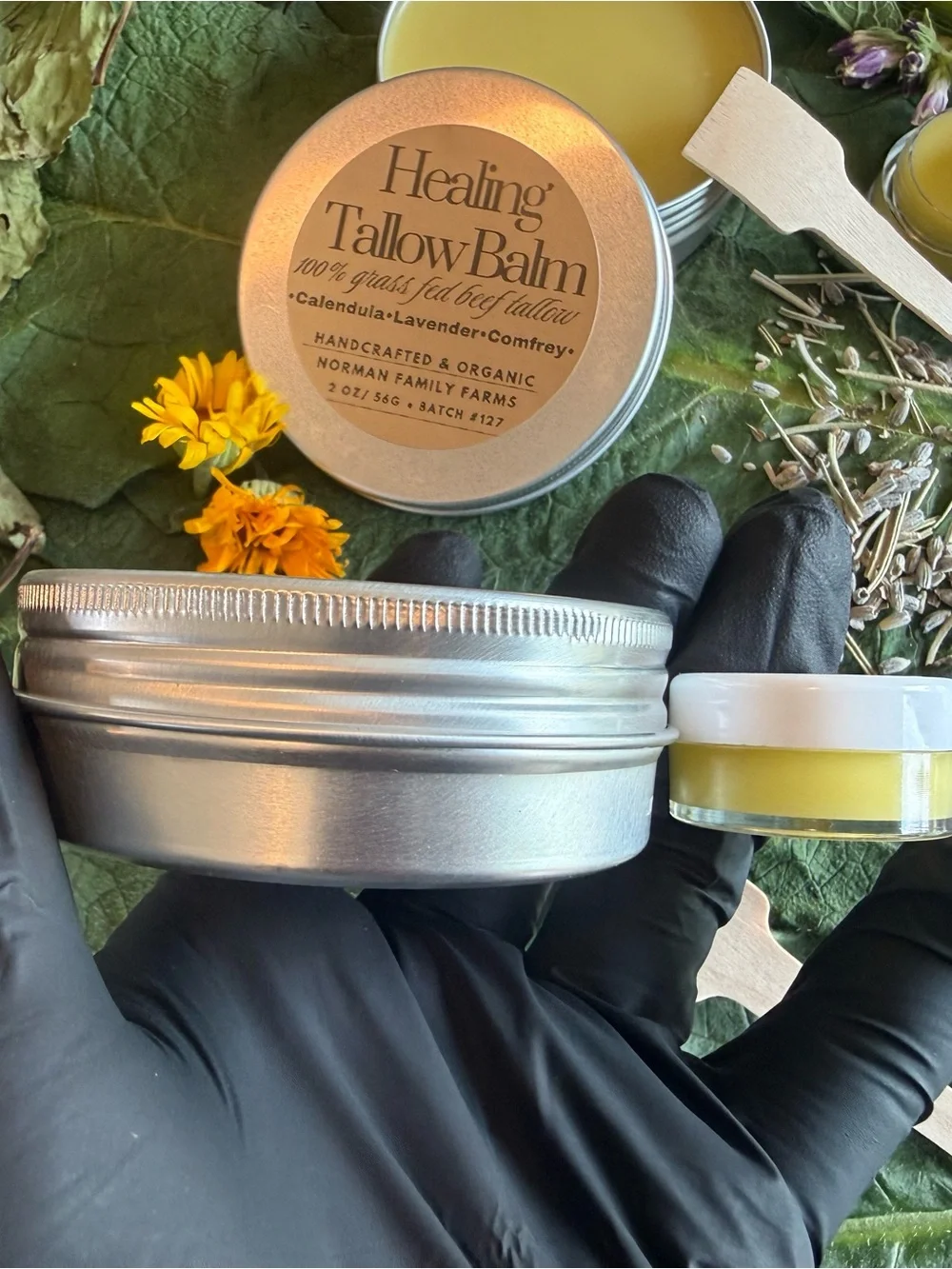 Tallow Balm - Nourishing Body Salve in Yellow